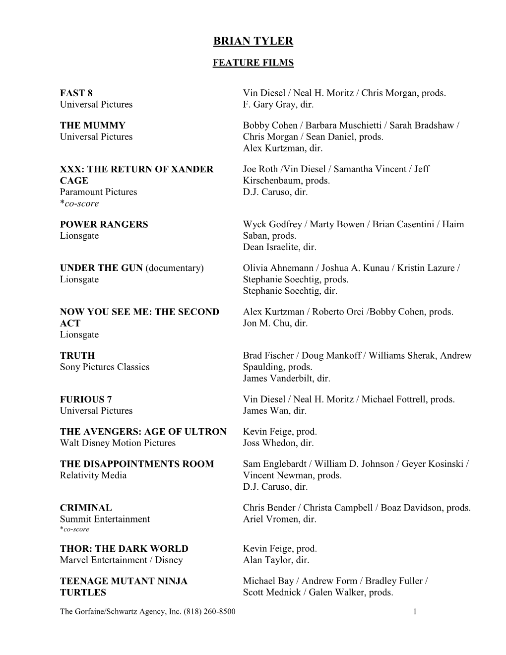 Awards / Nominations