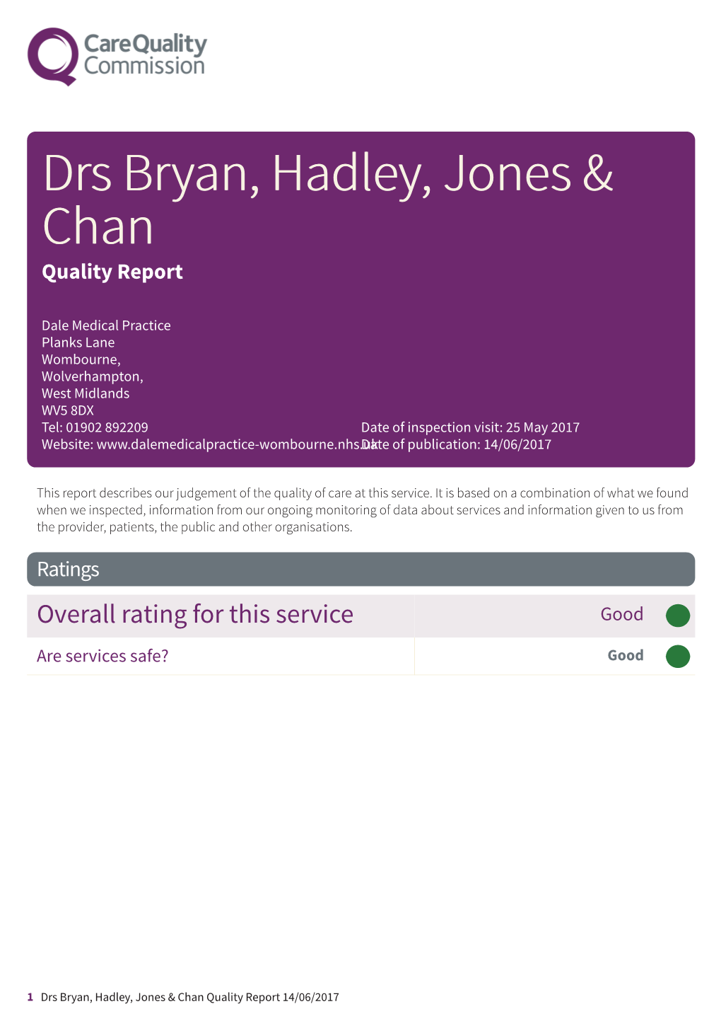 Drs Bryan, Hadley, Jones & Chan Newapproachfocused Report