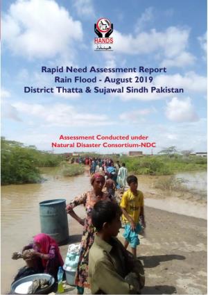 Rapid Need Assessment Report Thatta & Sujawal