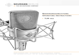 Neumann.Berlin the Microphone Company