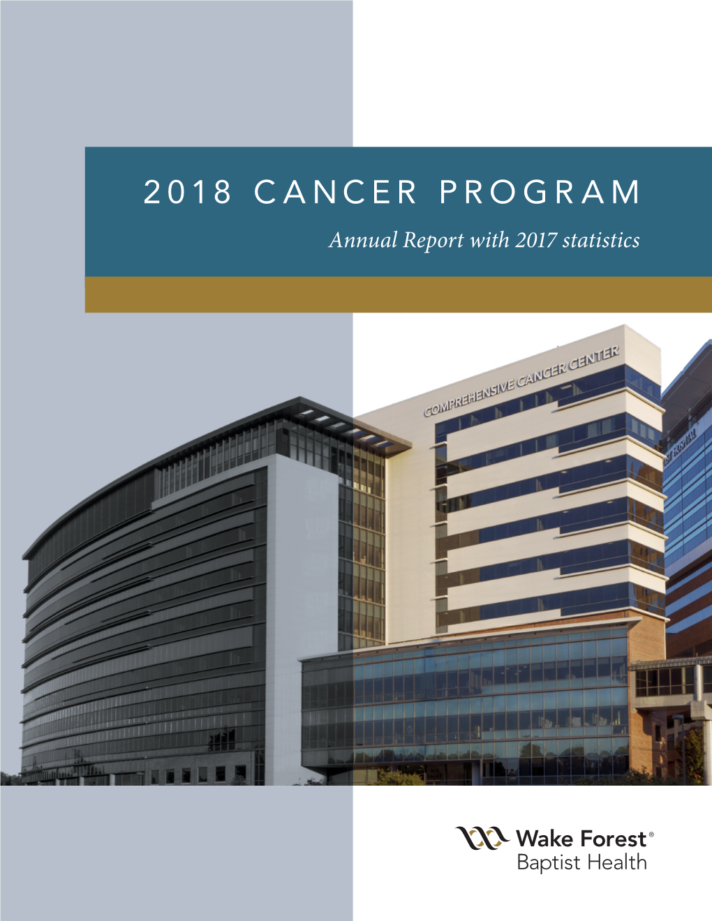 2018 CANCER PROGRAM Annual Report with 2017 Statistics TABLE of CONTENTS