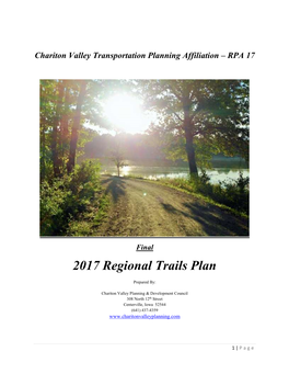 2017 Regional Trails Plan