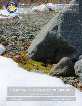 COMMUNITY RESEARCH QUARTERLY a Socio-Economic Review