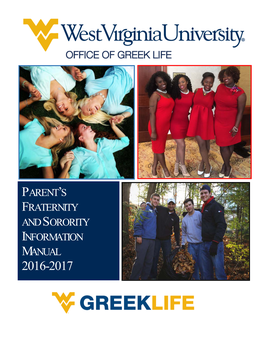 Parent's Fraternity and Sorority Information Manual