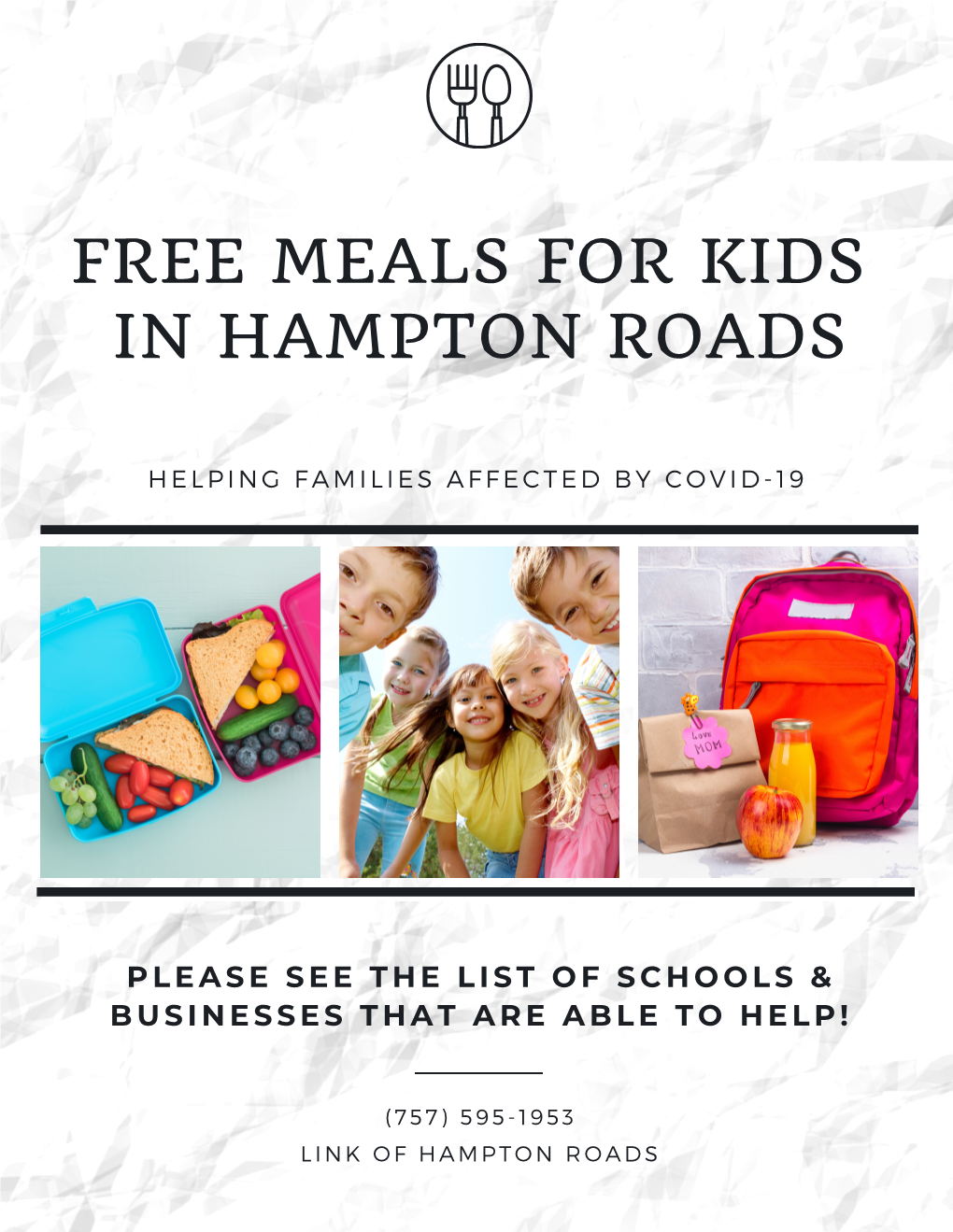 Free Meals for Kids in Hampton Roads