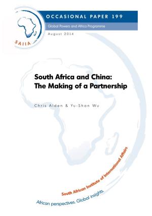 South Africa and China: the Making of a Partnership