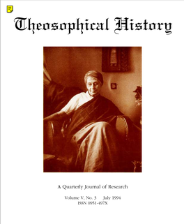 Wanda Dynowska-Umadevi: a Biographical Essay Mircea Eliade: the Romanian Roots, 1907–1945 Theosophy in the Nineteenth Century: an Annotated Bibliography