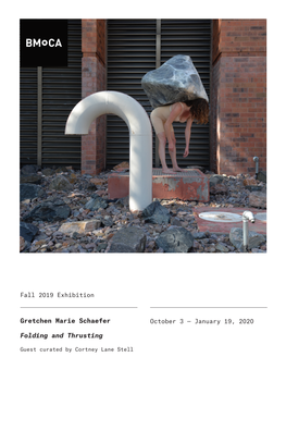 Gretchen Marie Schaefer Folding and Thrusting October 3 — January 19