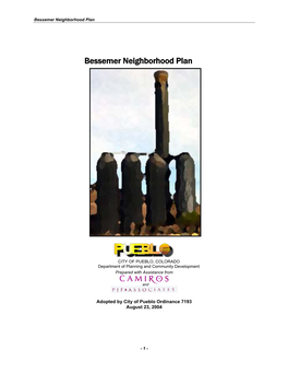 Bessemer Neighborhood Plan