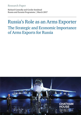 Russia's Role As an Arms Exporter
