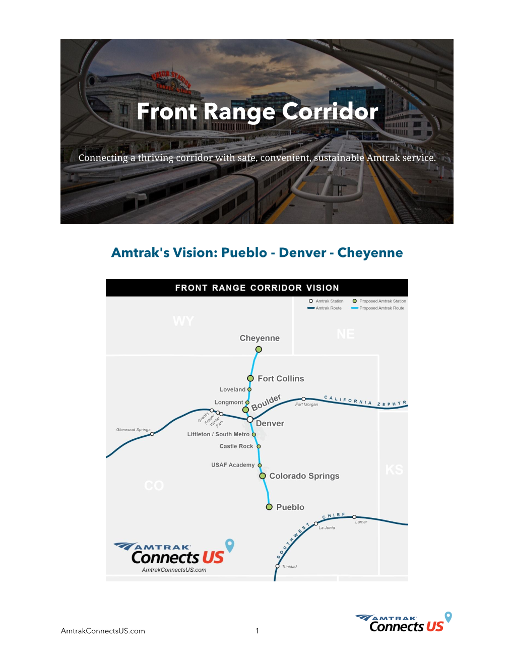 Front Range Corridor Fact Sheet