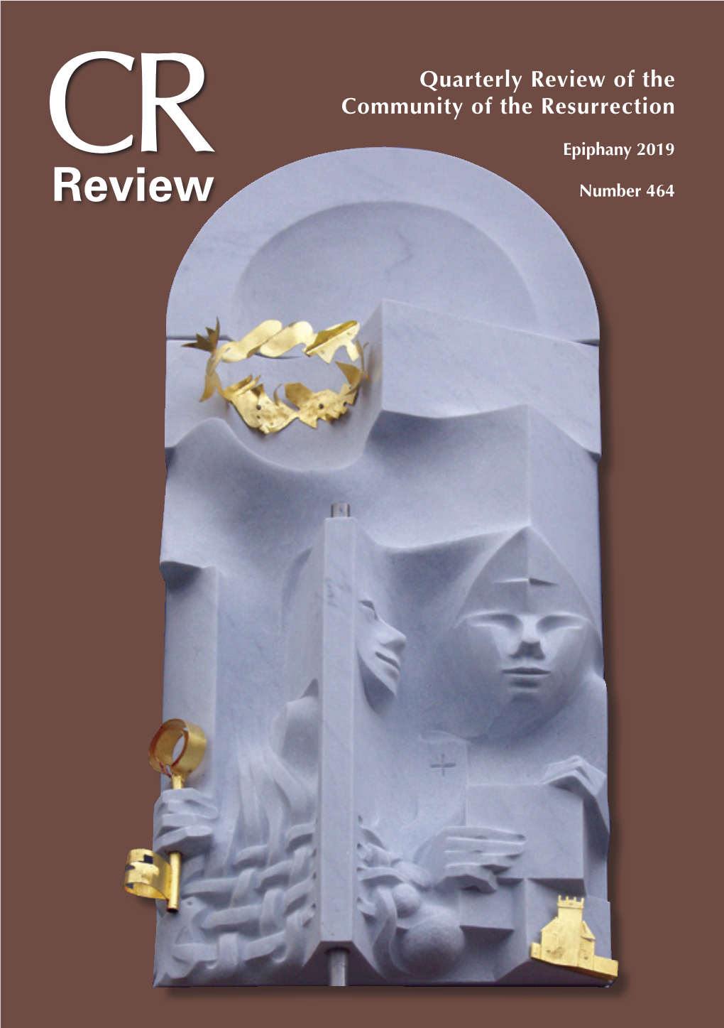 Review of the Community of the Resurrection CR Epiphany 2019 Review Number 464 2 Christ – Peter – Eucharius Sculpture by Christof Anders