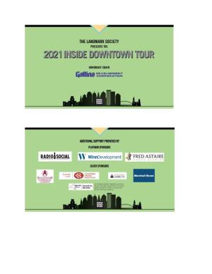 Click Here for a PDF of the Tour Program