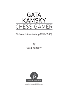 Gata Kamsky Chess Gamer
