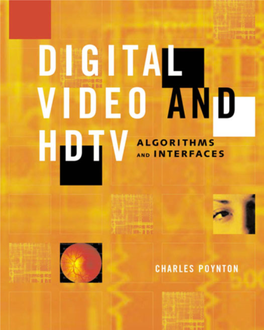 Digital Video and HDTV Algorithms and Interface