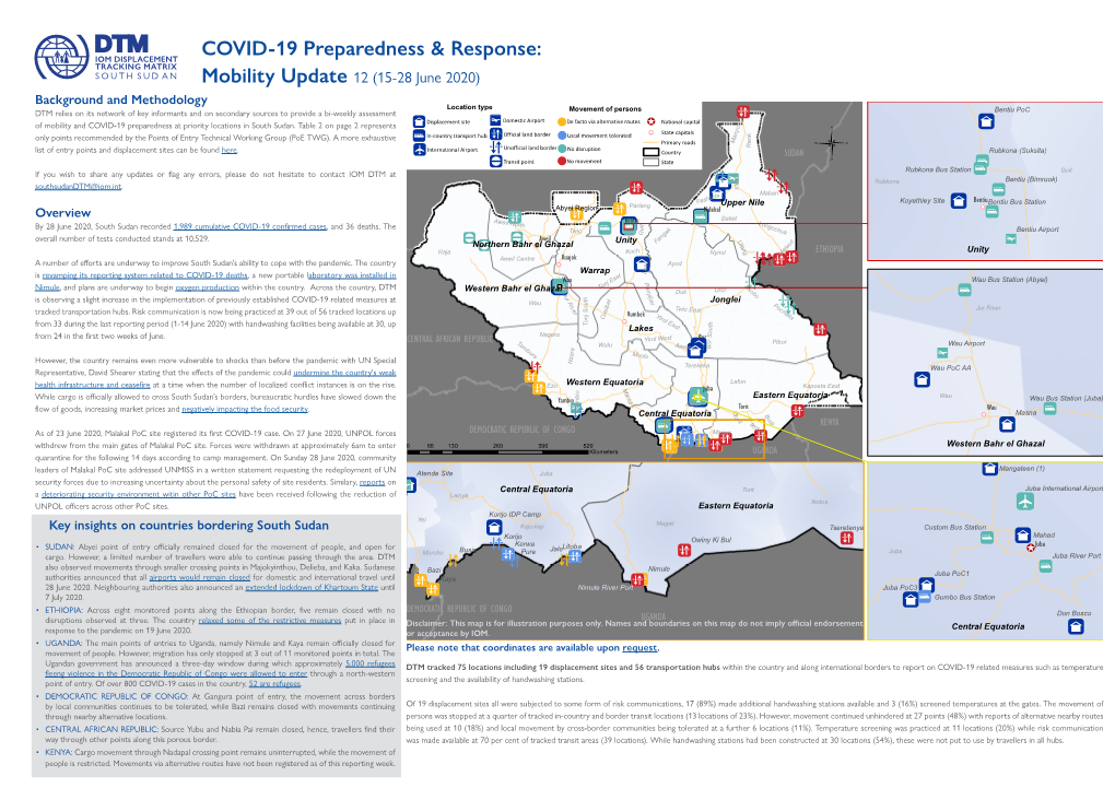COVID-19 Preparedness & Response