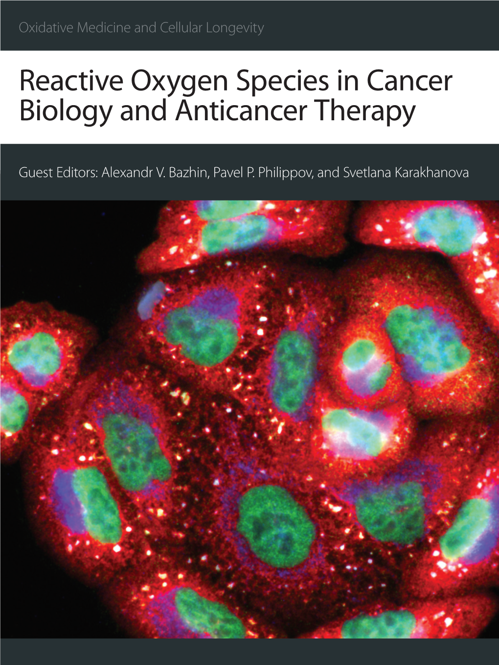 Reactive Oxygen Species in Cancer Biology and Anticancer Therapy