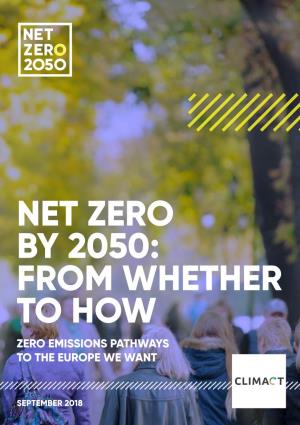 Zero Emissions Pathways to the Europe We Want