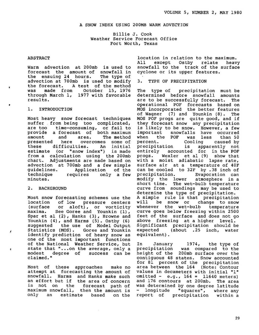Volume 5, Number 2, May 1980 A