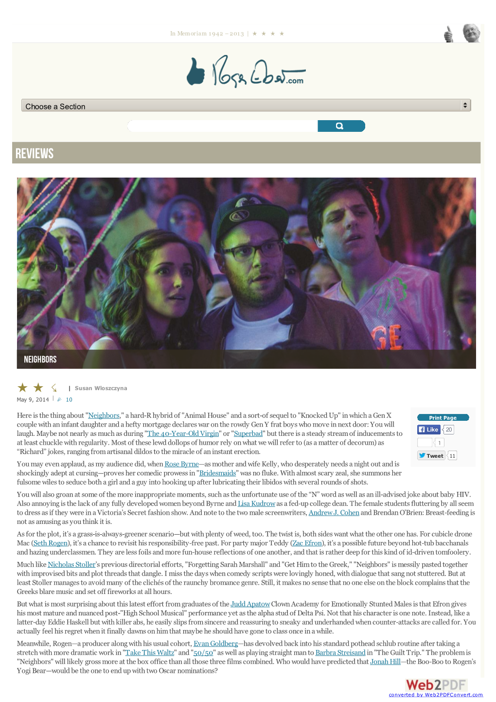 Neighbors Movie Review & Film Summary (2014) | Roger Ebert