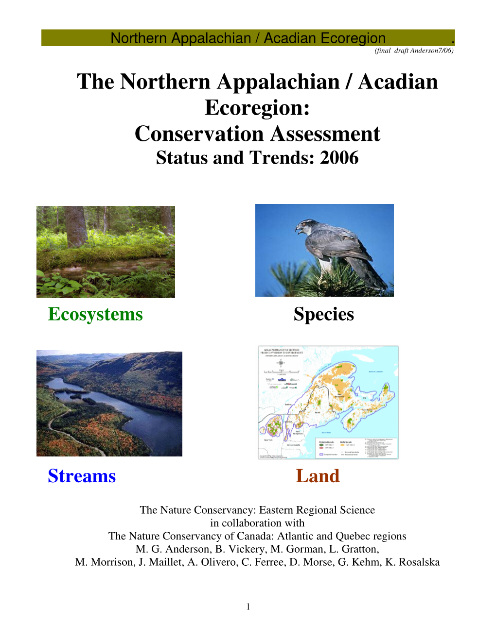 Northern Appalachian / Acadian Ecoregion