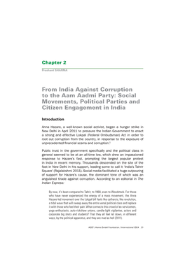 From India Against Corruption to the Aam Aadmi Party: Social Movements, Political Parties and Citizen Engagement in India