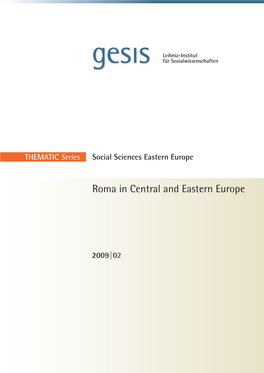 Roma in Central and Eastern Europe