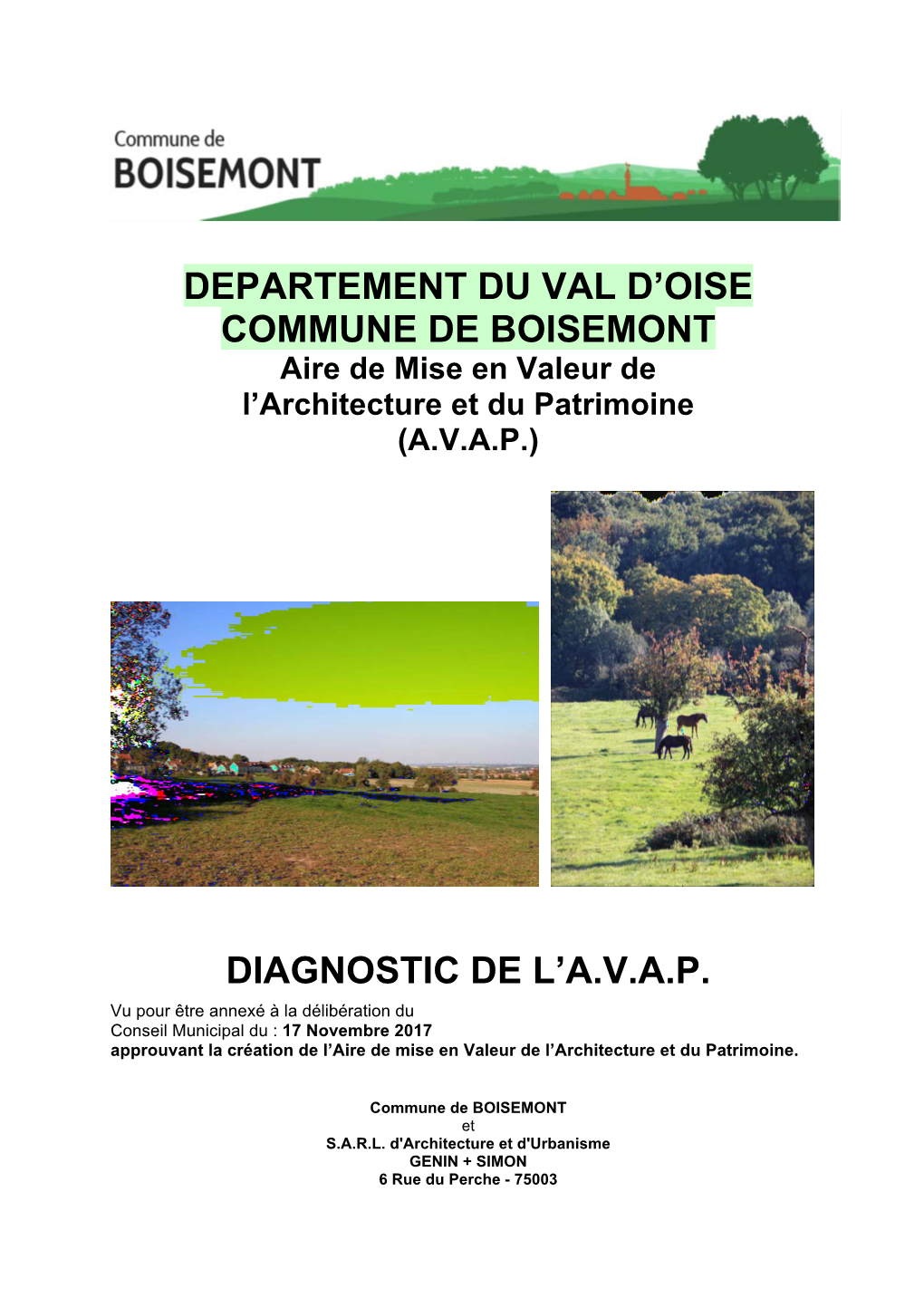 Departement Du Val D'oise Commune De Boisemont