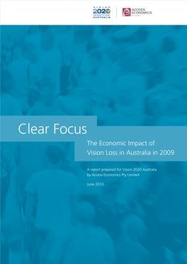 The Economic Impact of Vision Loss in Australia in 2009