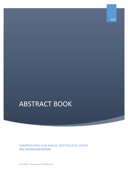 EIC 2018 Abstract Book