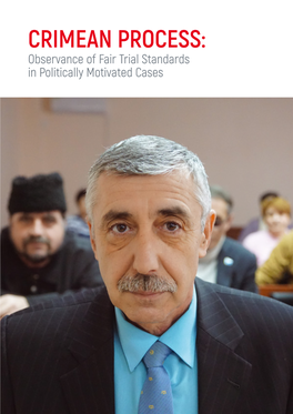 Report “Crimean Process: Observance of Fair Trial Standards
