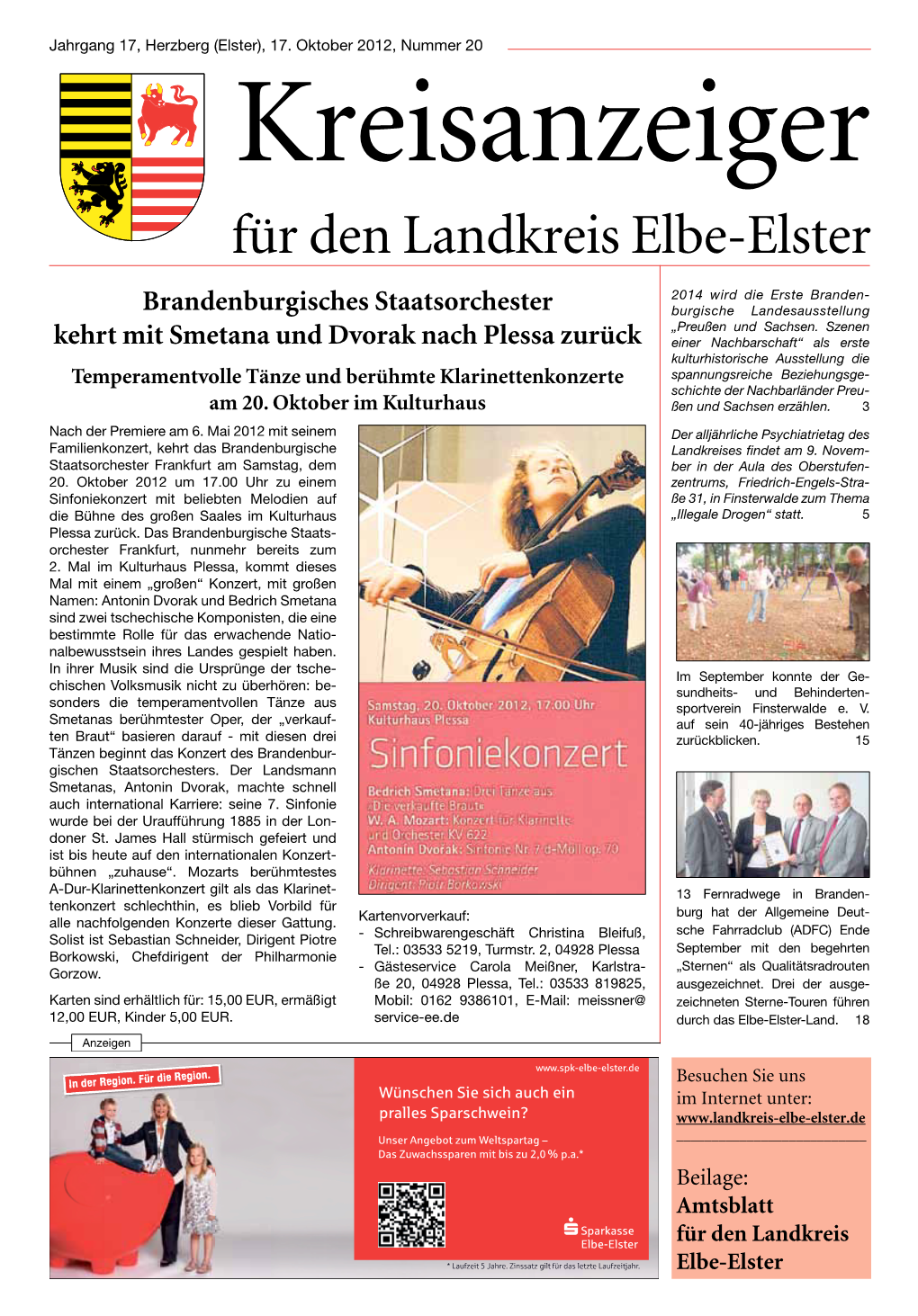 Kreisanzeiger Für Den Landkreis Elbe-Elster