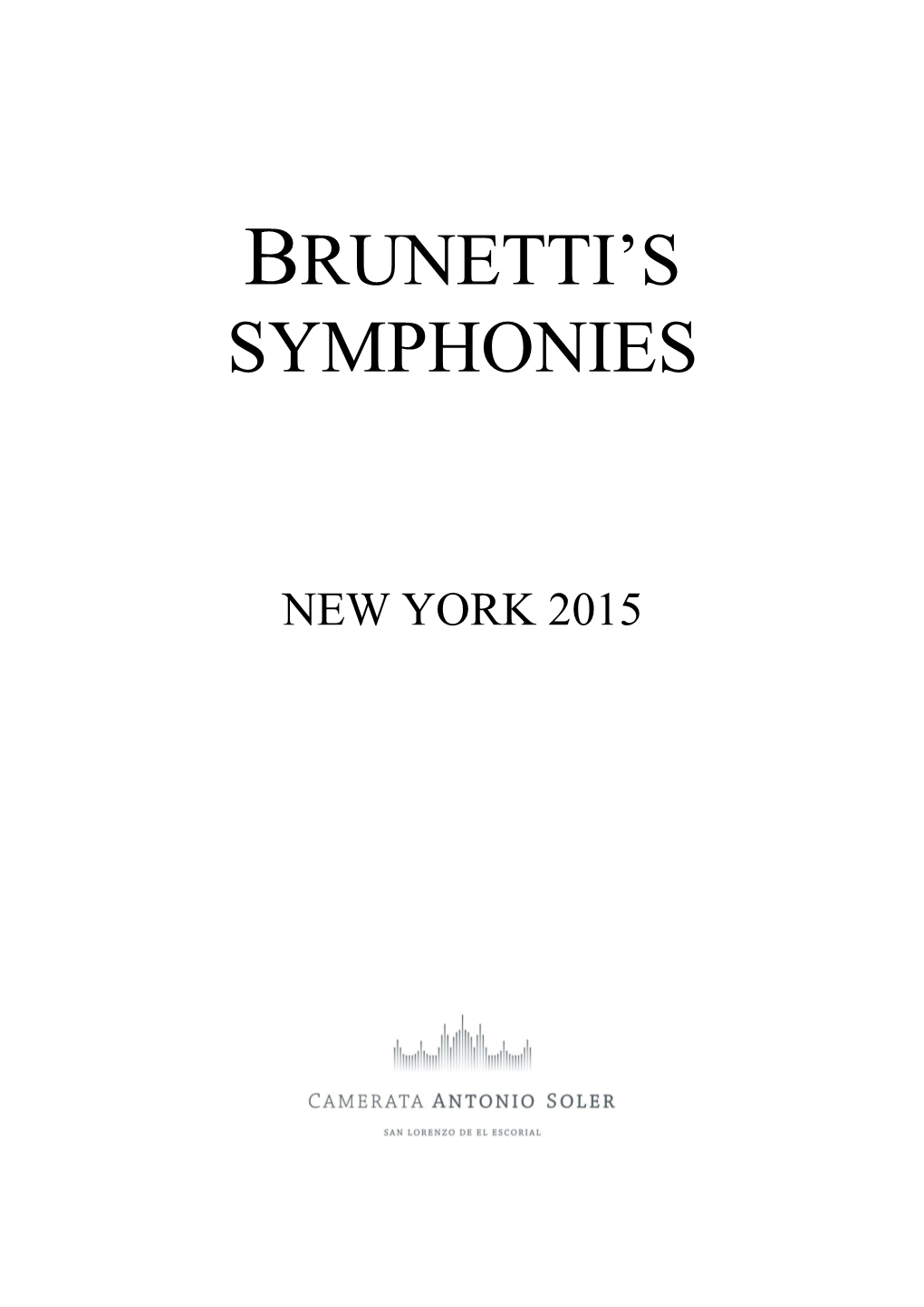 Brunetti's Symphonies