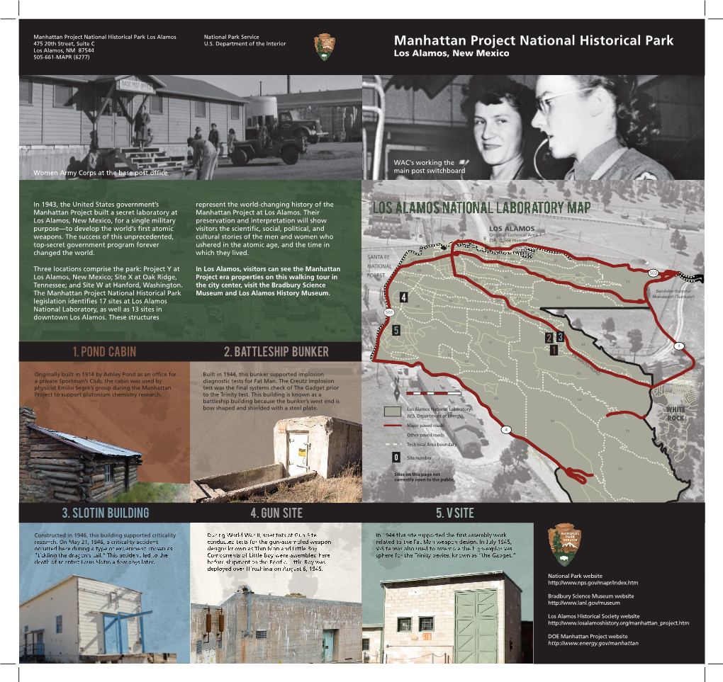 NPS Manhattan Project Historic Park Brochure
