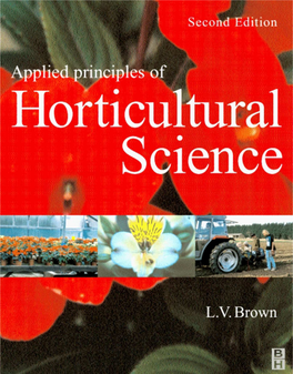 Applied Principles Horticultural