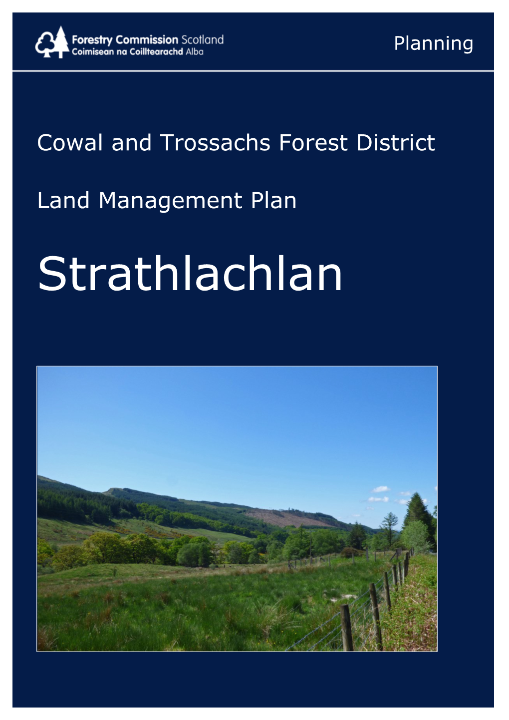 Strathlachlan Land Management Plan 2017-2027
