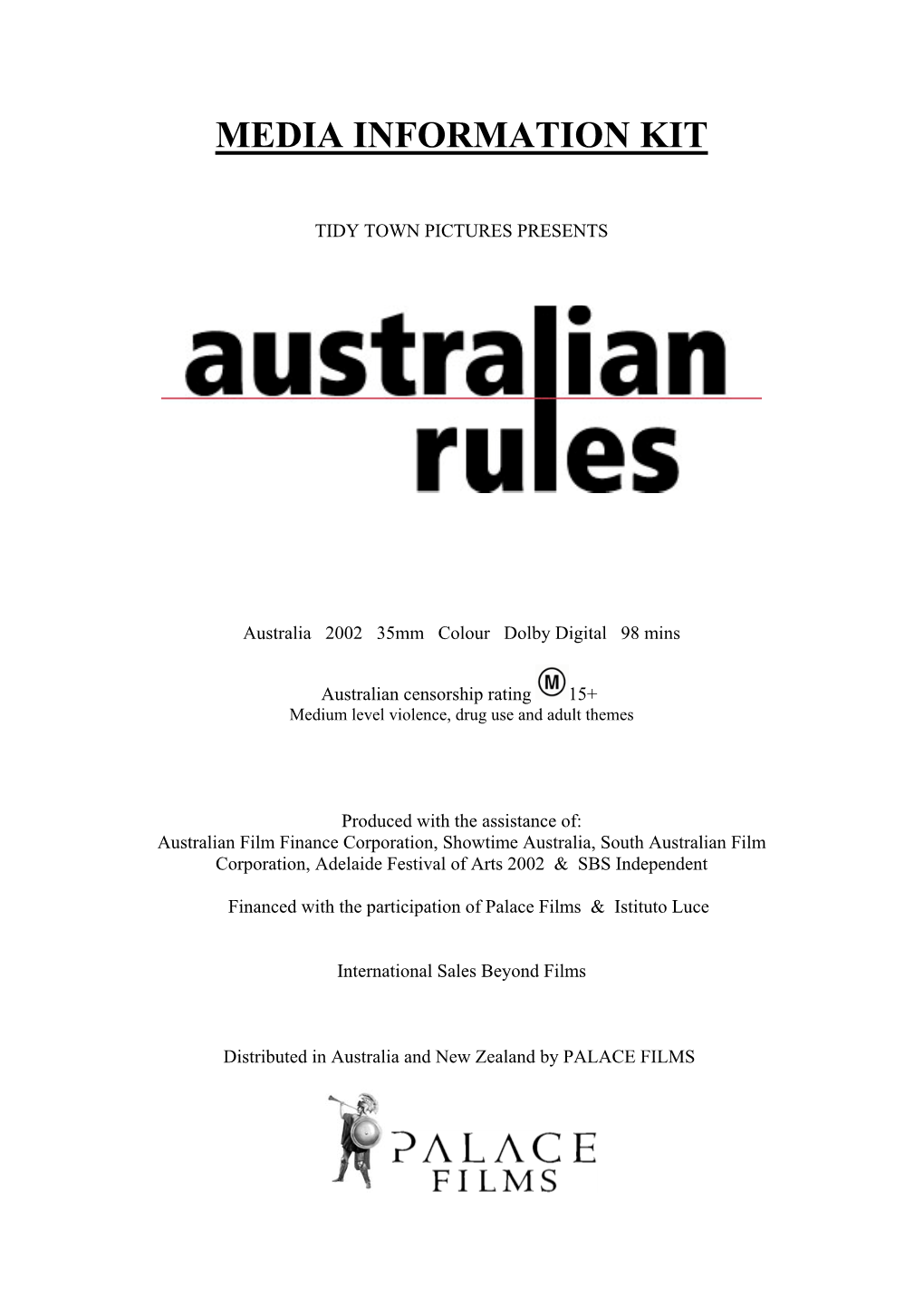 Australian Rules Media