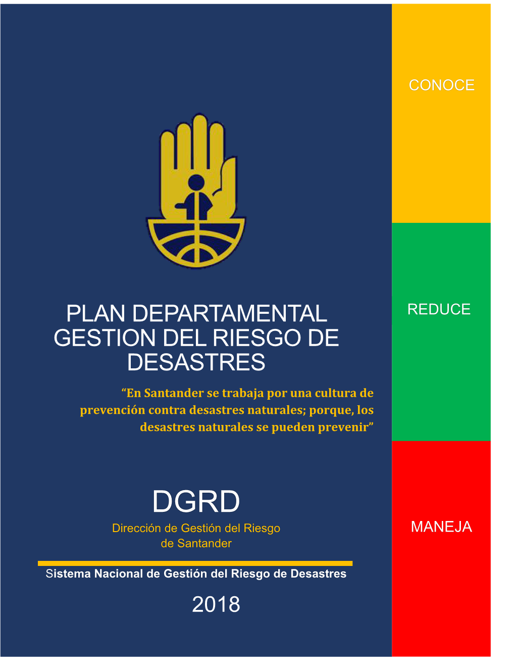 Plan Departamental Gestion Del Riesgo De