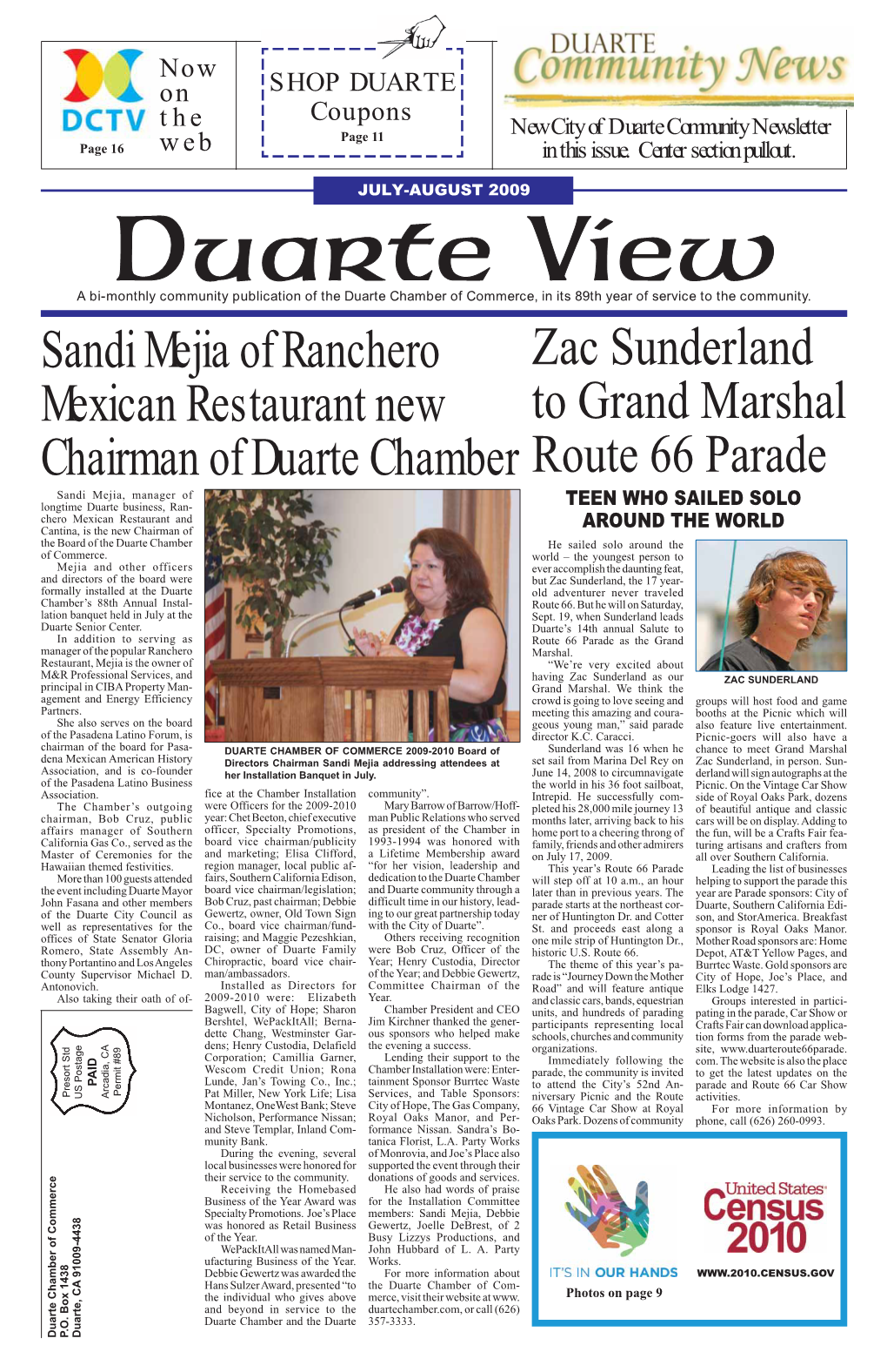 Sandi Mejia of Ranchero Mexican Restaurant New Chairman Of