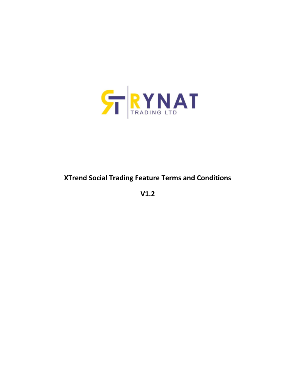 Xtrend Social Trading Feature Terms and Conditions V1.2
