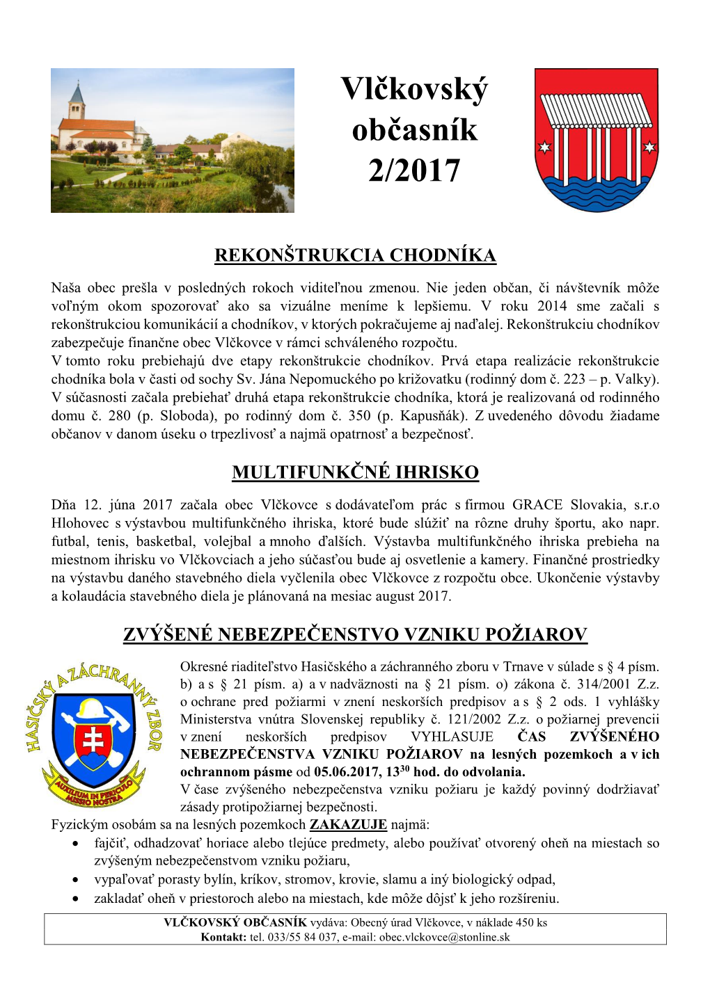 Vlčkovský Občasník 2/2017