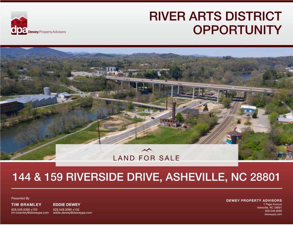 River Arts District Opportunity