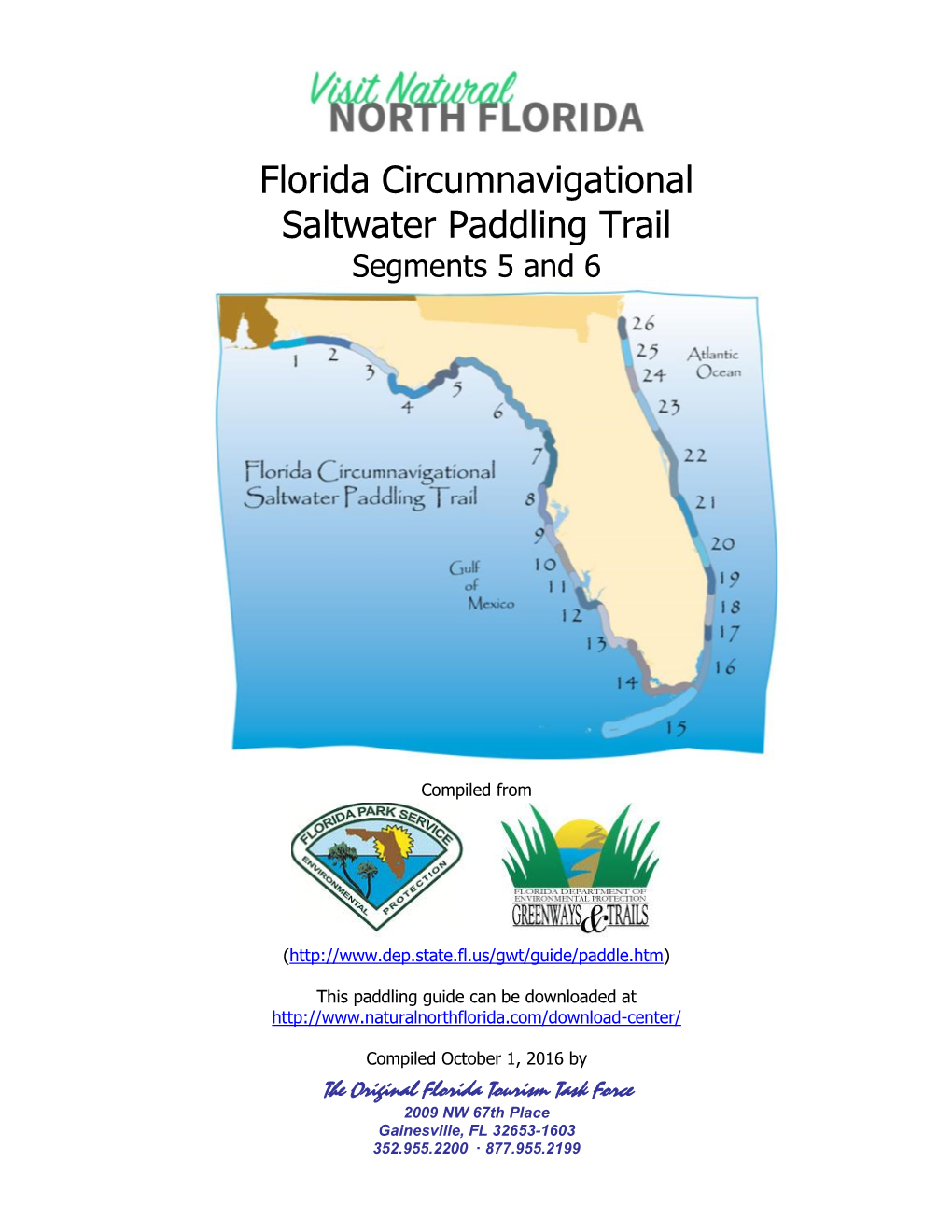 Florida Circumnavigational Saltwater Paddling Trail Segments 5 and 6