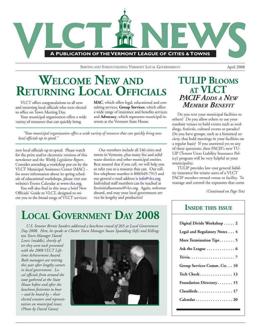 VLCT News 2008-04