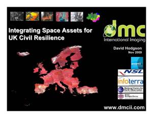Integrating Space Assets for UK Civil Resilience