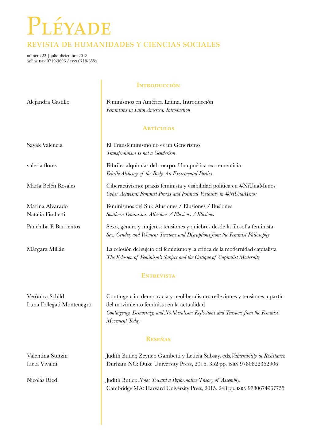 Sexo, Género Y Mujeres: Tensiones Y Quiebres Desde La Filosofía Feminista Sex, Gender, and Women: Tensions and Disruptions from the Feminist Philosophy