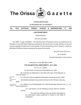 815-Ex. Gazette (Central Act)