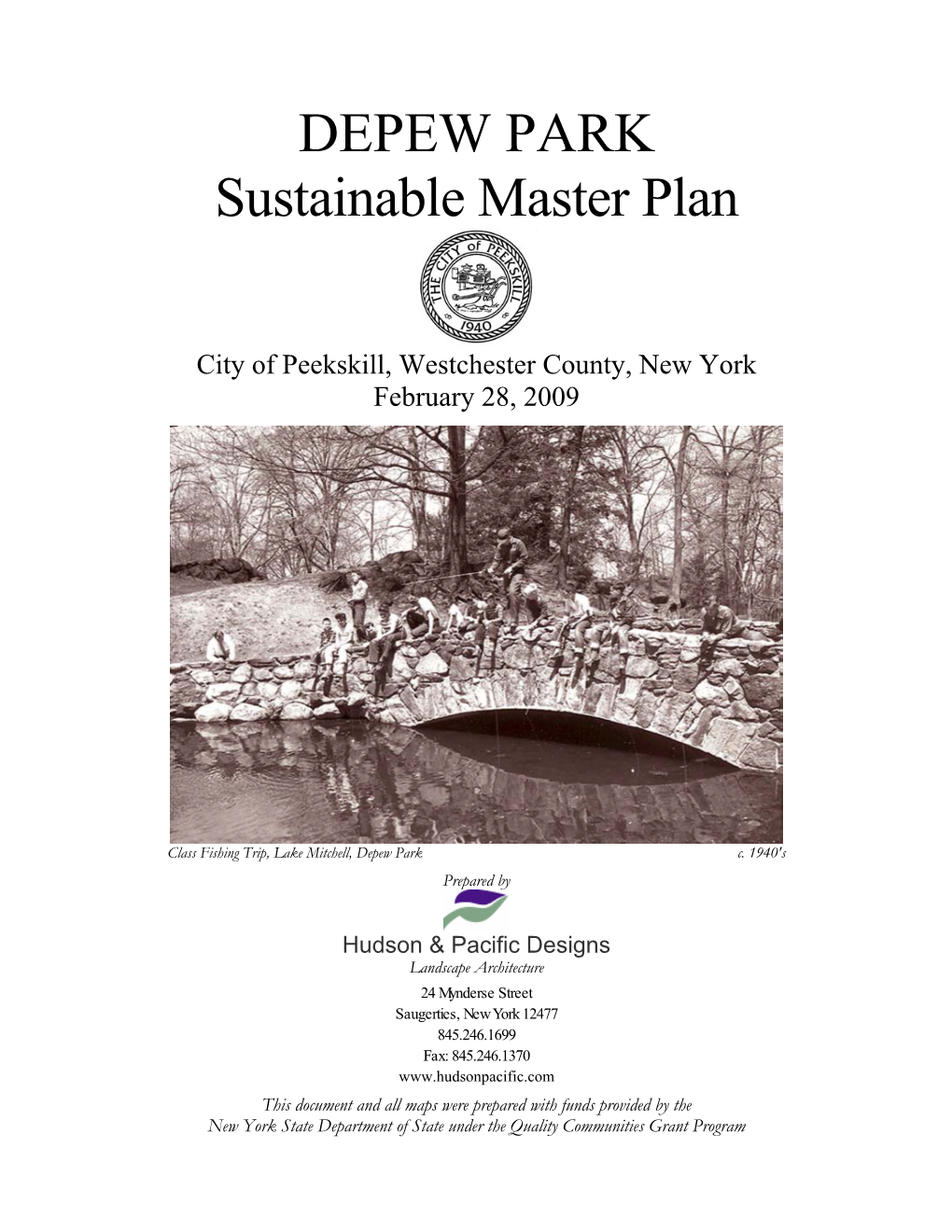 DEPEW PARK Sustainable Master Plan