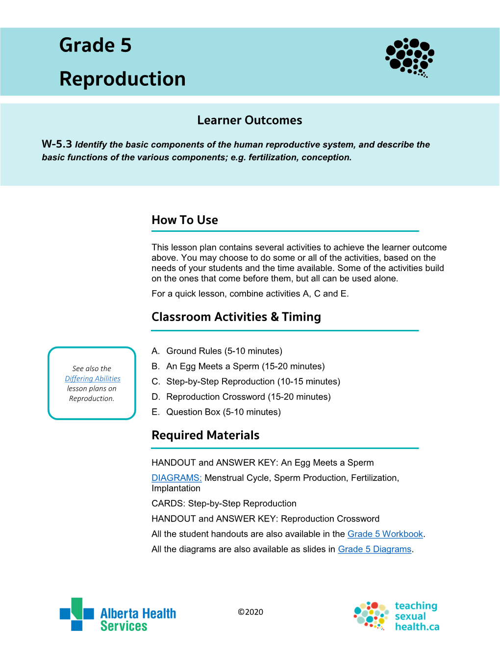 PDF Lesson 4: Reproduction Grade 5