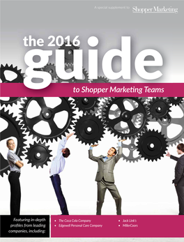 The 2016 Guide to Shopper Marketing Teams